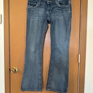 Daytrip 31R Leo Blue Denim Bootcut Jeans